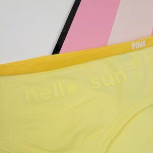 nwt victoria's secret no show seamless hipster hiphugger hello sunshine